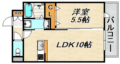 プレジール妙法寺 間取り図