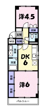 エトワルハイツ 間取り図