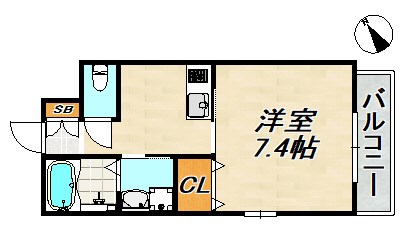 NETーK片山町 間取り図