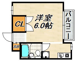 潮見台ハイツ 間取り図