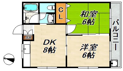 ユニテンコーポ 間取り図