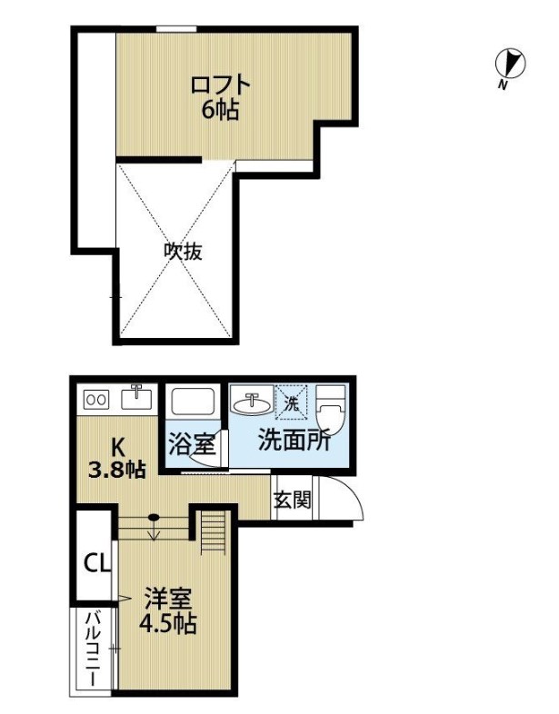 エクル海運町 間取り図