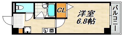 アパ北町 間取り図