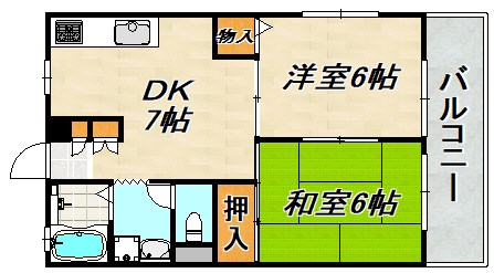 ハイツRISA 間取り図