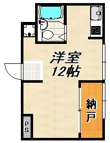 鶯橋マンション 間取り図