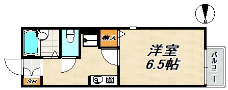トゥインクル谷上 間取り図
