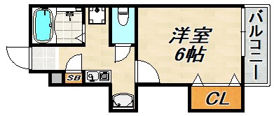 秋桜ハイツ 間取り図
