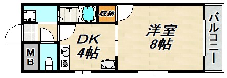 マリンパレス須磨 間取り図