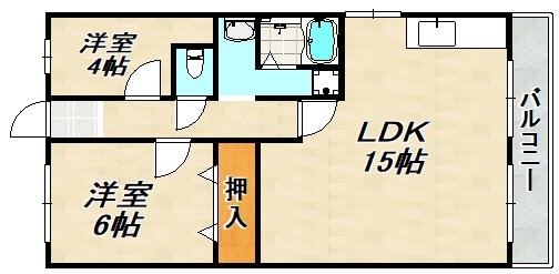 滝谷グリーンハイツ 間取り図