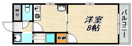 マリンパレス須磨 間取り図