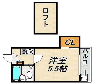 板宿第２マンション 間取り図