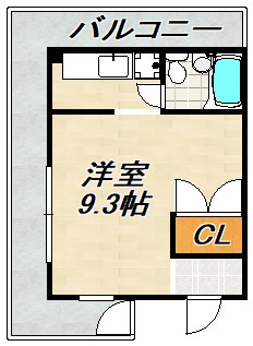 コスモハイツ 間取り図