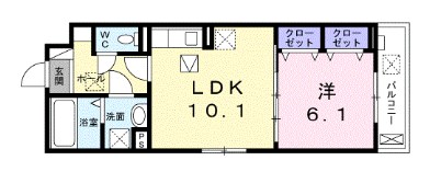 エスペシアル　コーヨー 間取り図