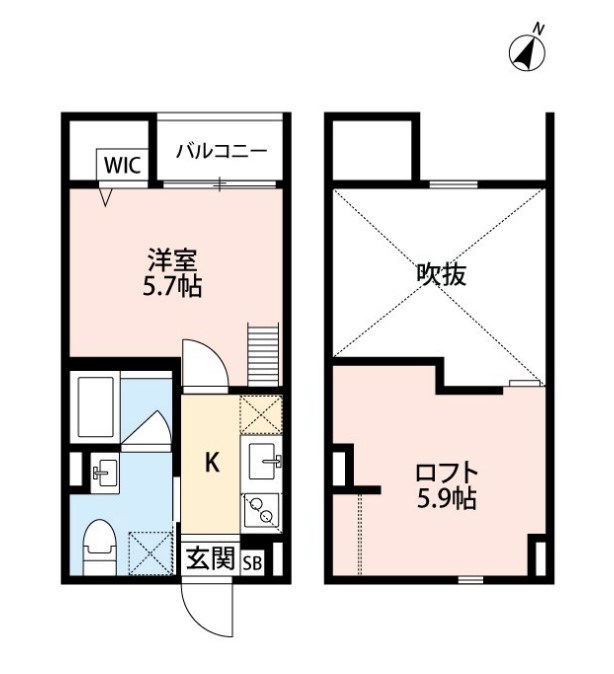 アクアレスト神戸西 間取り図