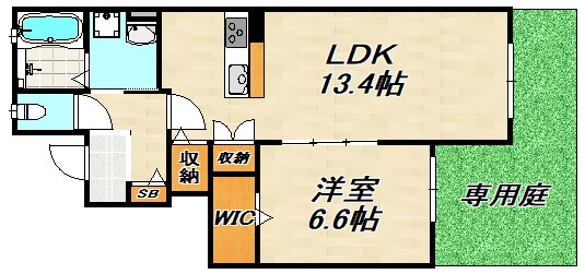 メゾンド・メルヴェーユ須磨 間取り