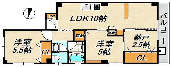 いづみハイツ 間取り図