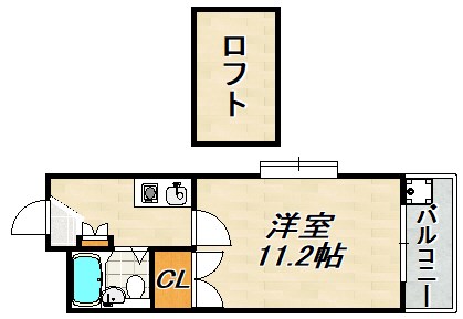 フローラ鈴蘭台北町 間取り図