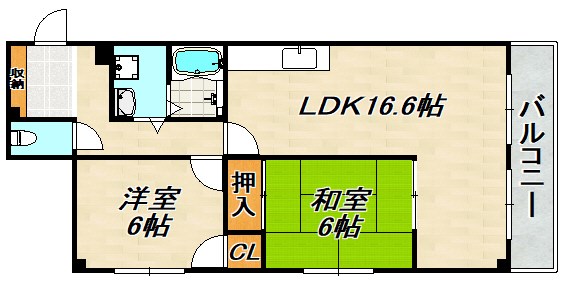 ドウエル須磨浦 間取り図