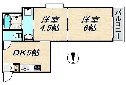 サングレイ西鈴 間取り図
