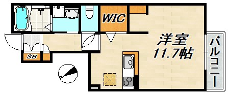ベルリード須磨 間取り図