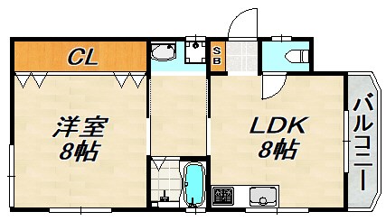 ロジェ板宿 間取り図
