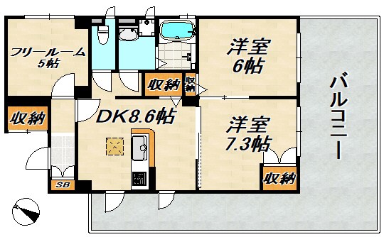 KUDOUマンション 間取り図
