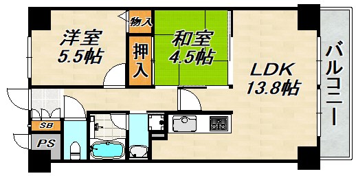 ロイヤル神戸池田広町 間取り図