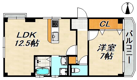 吉田マンション 間取り図