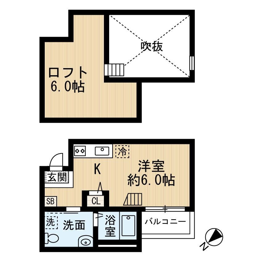 Ange神戸 間取り図