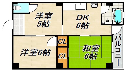 丸吉マンション 間取り図