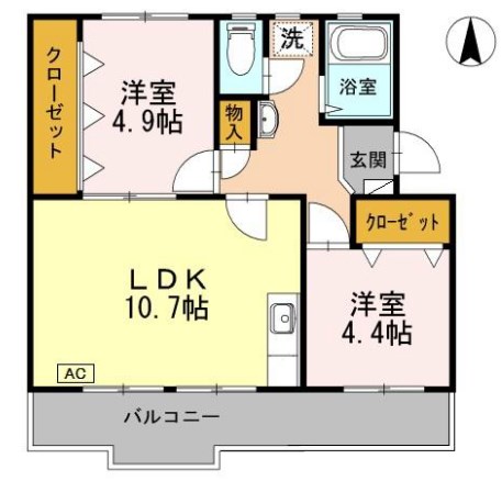 ロイヤルマンション1号棟 間取り