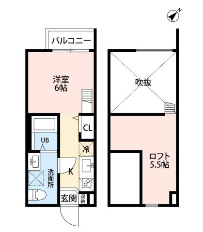 ラ・ヴィータ川西 間取り図