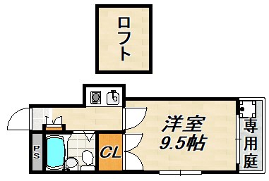 フローラ鈴蘭台北町 間取り