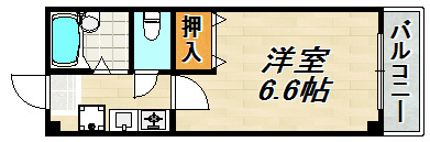 フレール奥須磨 間取り図