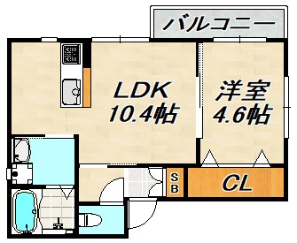 フェンネル長田 間取り図