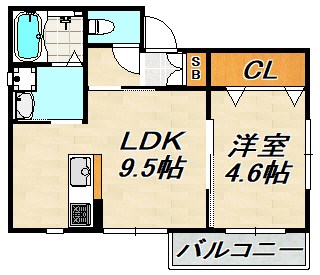 フェンネル長田 間取り図