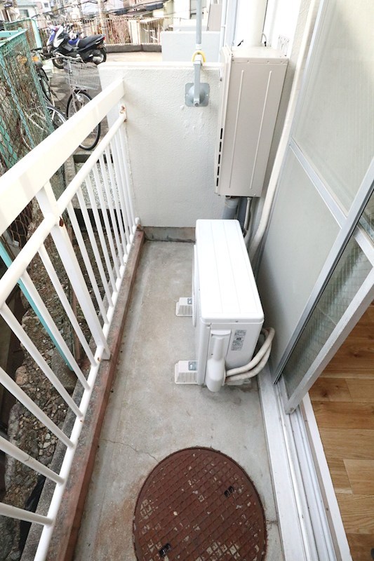 オレンジマンション ベランダ