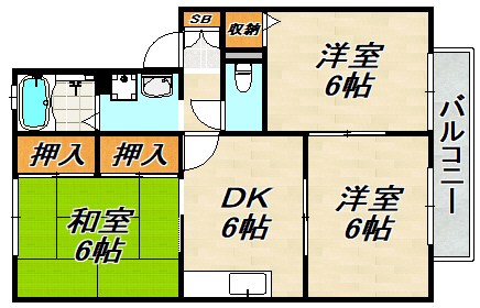 ベルフォーレ 間取り図