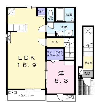 パルファン南落合3棟 間取り図