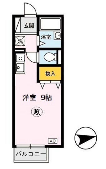 セジュール鈴蘭台 間取り図