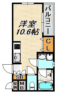 ワコーレヴィアーノ長田 間取り図