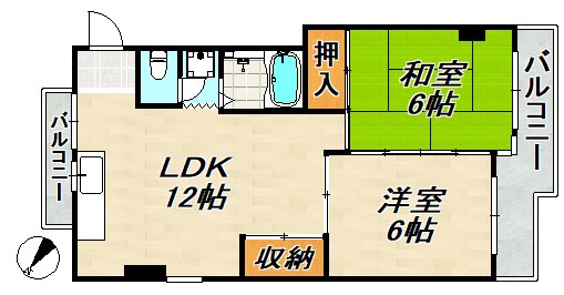 ハイムＭ２ 間取り