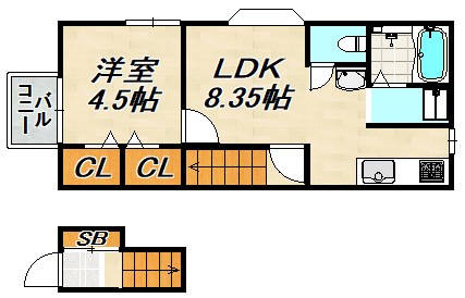 鈴蘭台北町2丁目テラス 間取り