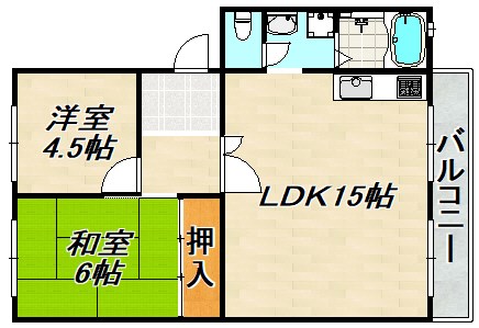 メゾン北鈴 間取り図