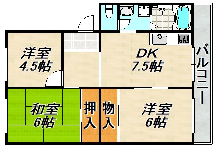 メゾン北鈴 間取り図