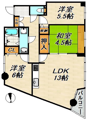 ベルトゥリー若草ANNEX 間取り図