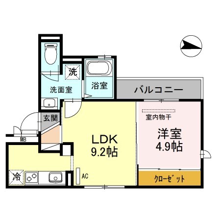 ディアコート須磨 間取り図