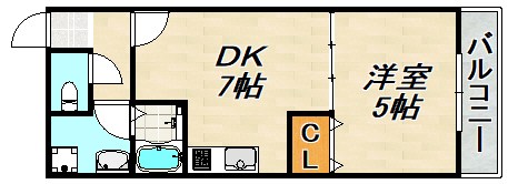 ラムール鷹取 間取り図