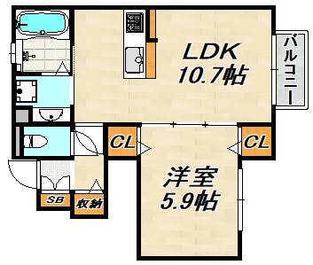 クラヴィーア 間取り図