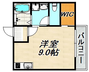 ルミエール西代A棟 間取り図